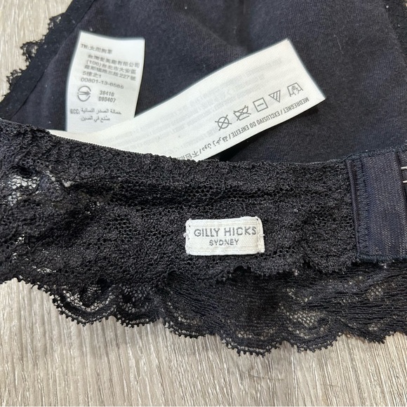 Gilly Hicks Black Lace Halter Bralette Women’s Size Medium - Picture 3 of 5